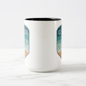 Cape Cod National Seashore Massachusetts Seagulls Zweifarbige Tasse (Mittel)