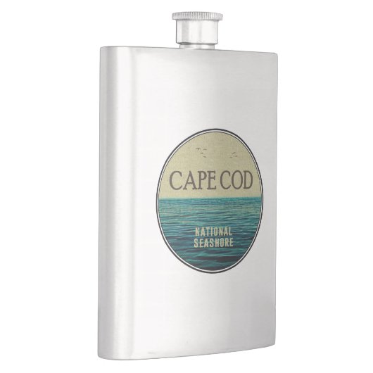 Cape Cod National Seashore Ocean Birds Flachmann (Rechts)