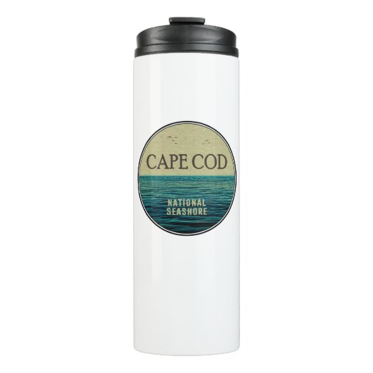 Cape Cod National Seashore Ocean Birds Thermosbecher (Vorderseite)
