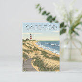 Cape Cod National Seashore Reise Postkarte (Stehend Vorderseite)