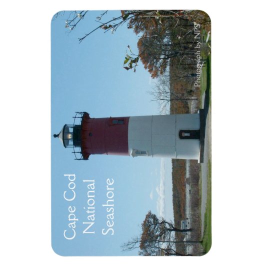 Cape Cod, Nauset Lighthouse Magnet (Vertikal)