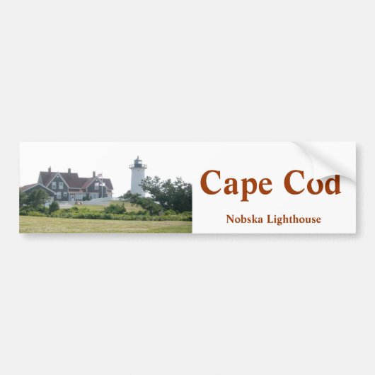 Cape Cod Nobska Leuchtturm-Autoaufkleber Autoaufkleber (Vorne)