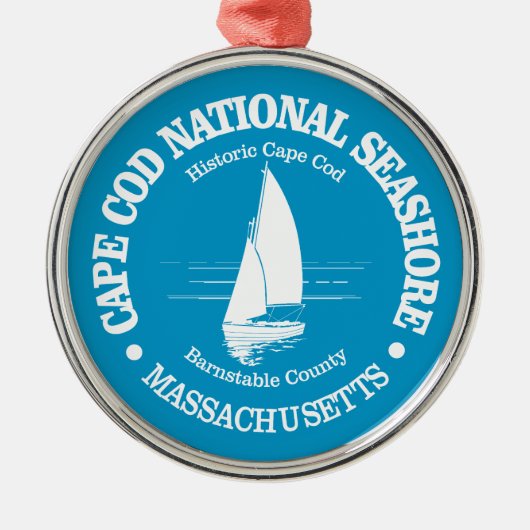 Cape Cod NS (Segelboot) Ornament Aus Metall (Vorne)