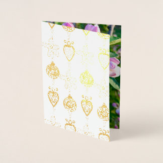 Cape Cod Ornament Weihnachtskarte Folienkarte