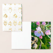 Cape Cod Ornament Weihnachtskarte Folienkarte (Anzeige)