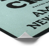 Cape Cod Peacock Marke Cranberry Label Poster (Ecke)