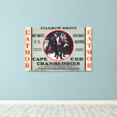 Cape Cod Pilgrim Eatmor Cranberries Marke Leinwanddruck (Insitu (Holzboden))
