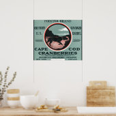 Cape Cod Pointer Markenbezeichnungen Cranberry Lab Poster (Küche)