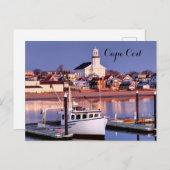 CAPE-COD-POSTCARD POSTKARTE (Vorne/Hinten)