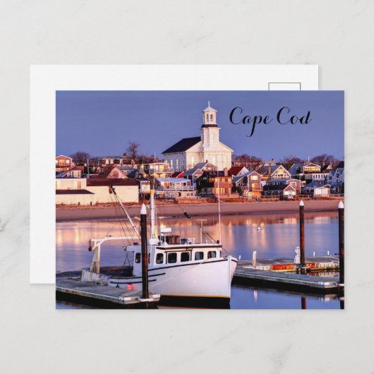 CAPE-COD-POSTCARD POSTKARTE (Vorne/Hinten)
