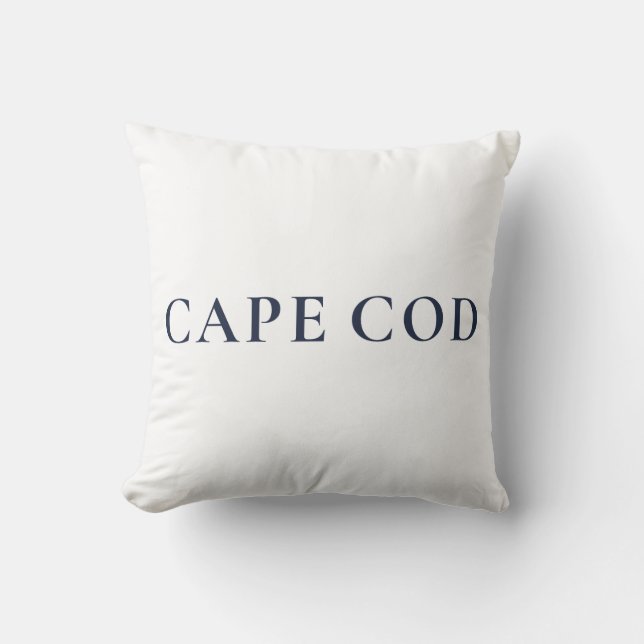 Cape Cod-preppy Küstenhaus-Dekoration Kissen (Vorderseite)