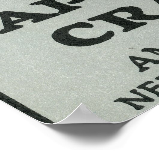 Cape Cod Priscilla Marke Cranberry Label Poster (Ecke)