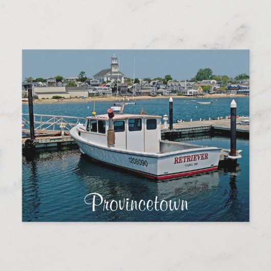 Cape Cod Provincetown Hafen, MA Post Card Postkarte (Vorderseite)