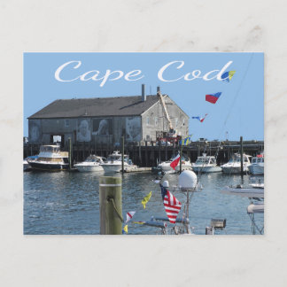 Cape Cod Provincetown MA Fishermans Wharf Postkart Postkarte