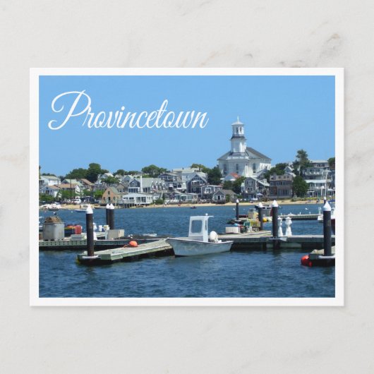 Cape Cod, Provincetown MA Post Card Postkarte (Vorderseite)