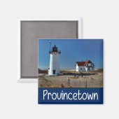 Cape Cod, Provincetown Massachusetts Leuchtturm Magnet (Vorderseite/Rückseite)