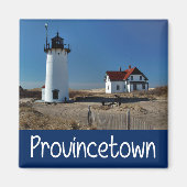 Cape Cod, Provincetown Massachusetts Leuchtturm Magnet (Vorne)