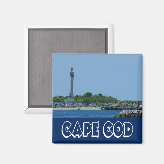 Cape Cod, Provincetown Massachusetts Leuchtturm Magnet (Vorderseite/Rückseite)