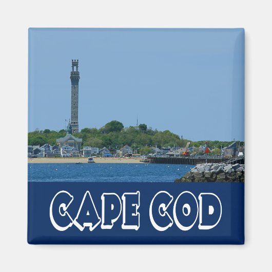 Cape Cod, Provincetown Massachusetts Leuchtturm Magnet (Vorne)