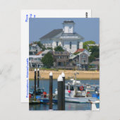 Cape Cod Provincetown Massachusetts Postkarte (Vorne/Hinten)