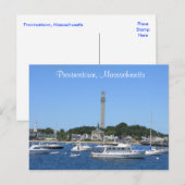 Cape Cod Provincetown Massachusetts Postkarte (Vorne/Hinten)