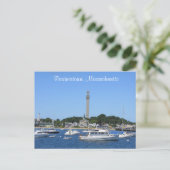 Cape Cod Provincetown Massachusetts Postkarte (Stehend Vorderseite)