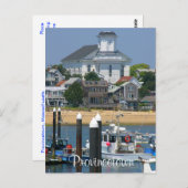 Cape Cod Provincetown Massachusetts Postkarte (Vorne/Hinten)