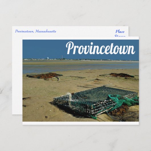 Cape Cod Provincetown Massachusetts Postkarte (Vorne/Hinten)