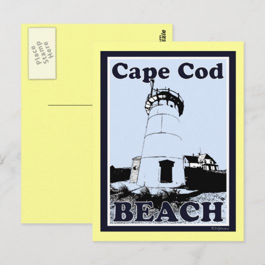 Cape Cod Provincetown Postkarte (Vorne/Hinten)