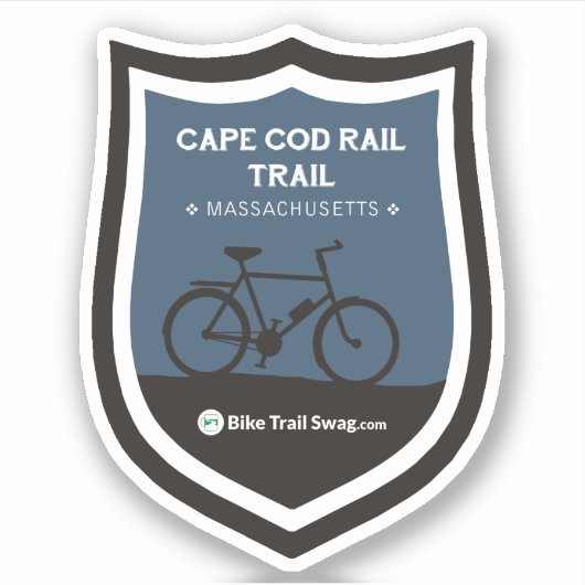 Cape Cod Rail Trail Aufkleber (Vorderseite)