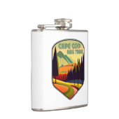 Cape Cod Rail Trail Colors Flachmann (Rechts)