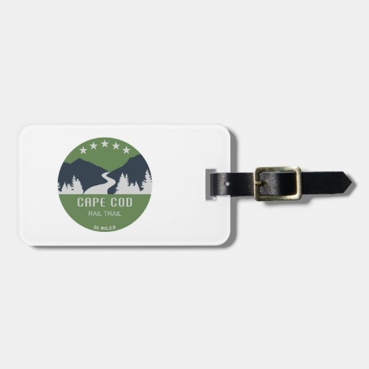 Cape Cod Rail Trail Gepäckanhänger (Vorderseite horizontal)