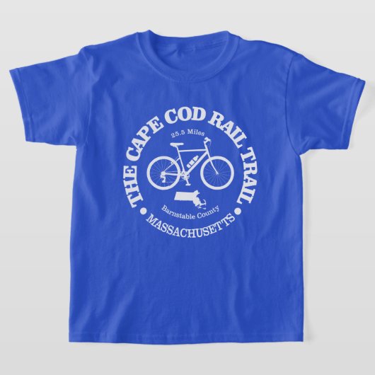 Cape Cod Rail Trail (Radfahren) T-Shirt (Ablage )