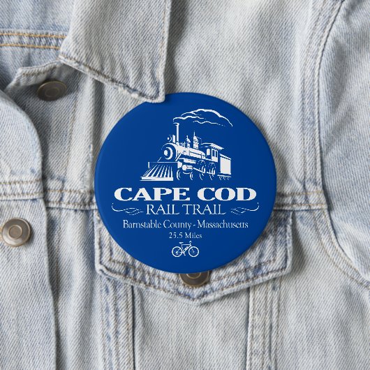 Cape Cod Rail Trail (RT) Button (Beispiel)