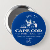 Cape Cod Rail Trail (RT) Button (Vorne & Hinten)