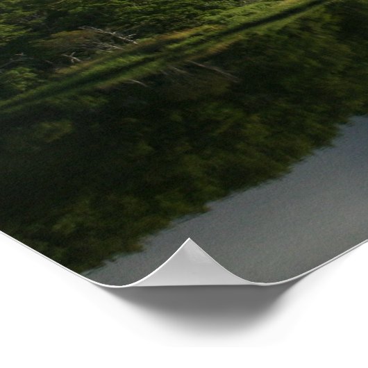 Cape Cod Red Boat Poster (Ecke)