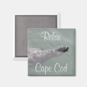 Cape Cod, Relax Siegel Floating Magnet (Vorderseite/Rückseite)