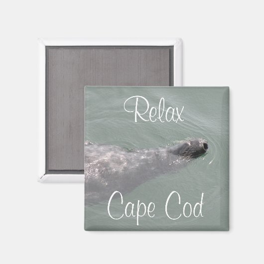 Cape Cod, Relax Siegel Floating Magnet (Vorderseite/Rückseite)