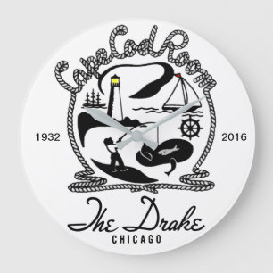 Cape Cod Room, The Drake Hotel, Chicago. 1932-2016 Große Wanduhr