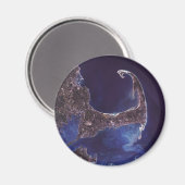 Cape Cod Satellite Foto Magnet (Vorderseite/Rückseite)