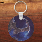 Cape Cod Satellite Foto Schlüsselanhänger (Vorderseite)