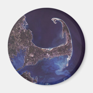 Cape Cod-Satelliten-Fotografie Magnet