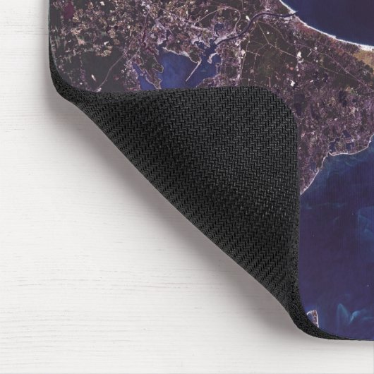 Cape Cod-Satelliten-Fotografie Mousepad (Ecke)