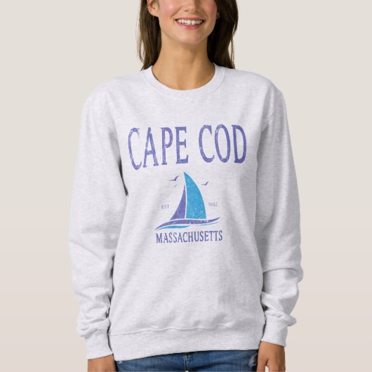Cape Cod Segelferien Sweatshirt (Vorderseite)