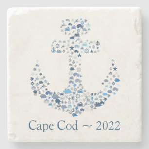 Cape Cod Souvenir Untersetzer - Anpassen