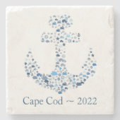 Cape Cod Souvenir Untersetzer - Anpassen (Vorderseite)