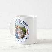 Cape Cod Stil-Hochzeitstasse Kaffeetasse (Vorderseite Links)