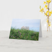 Cape Cod-Strand-Haus-Anmerkungs-Karte Karte (Gelbe Blume)