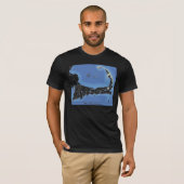 Cape Cod-Strand-Karte T-Shirt (Vorne ganz)