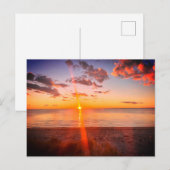 Cape Cod Strand Sonnenuntergang Foto Postkarte (Vorne/Hinten)